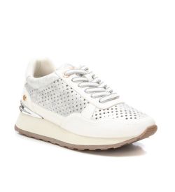 Deportivo con cordones metalizado Xti Blanco