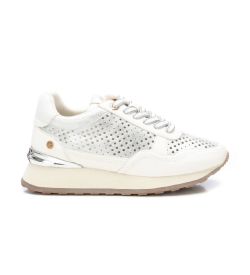 Deportivo con cordones metalizado Xti Blanco