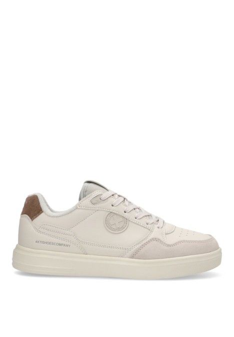 Deportivo con cordones monocolor Xti Beige
