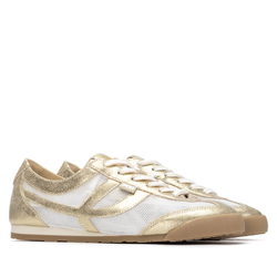 Deportivo con cordones rejilla combinado Xti Oro