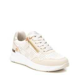Deportivo con cordones y con detalle cremallera Xti Beige