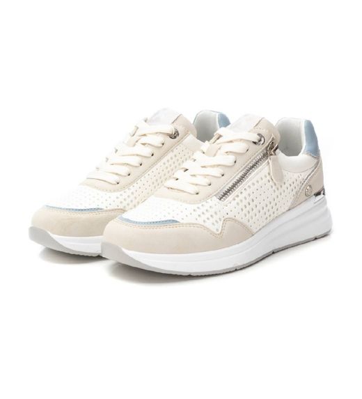 Deportivo con cordones y con detalle cremallera Xti Blanco