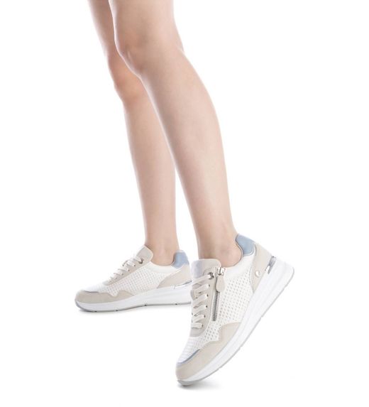 Deportivo con cordones y con detalle cremallera Xti Blanco