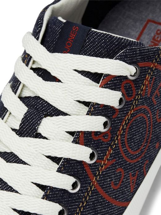 Jack & Jones Navy Blazer Denim Lace-up Sneakers
