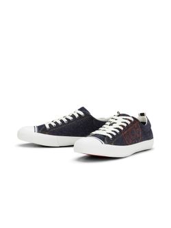 Jack & Jones Navy Blazer Denim Lace-up Sneakers