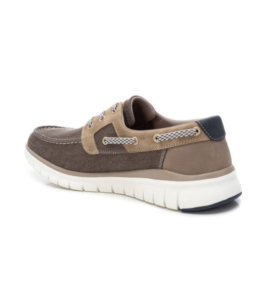 Deportivo náutico con cordones contrastados Xti Beige