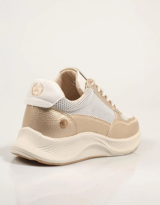 Deportivo rejilla con cordones Xti Oro