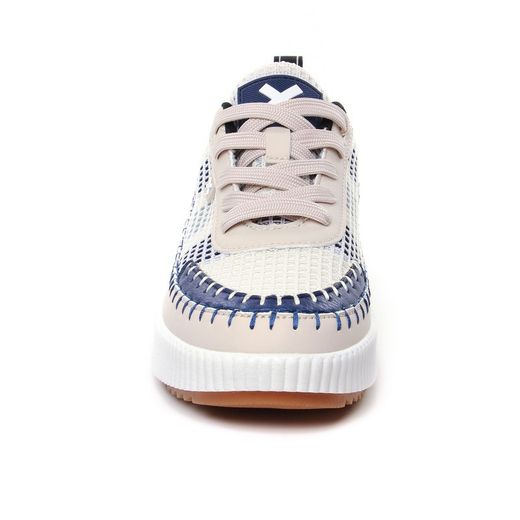 Deportivo textil con cordones tricolor Xti Navy