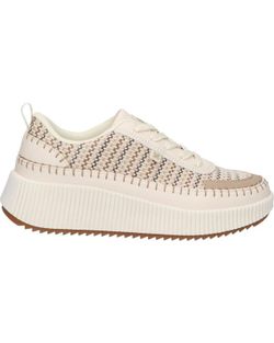 Deportivo textil con cordones Xti Beige