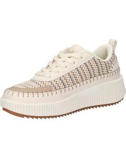 Deportivo textil con cordones Xti Beige