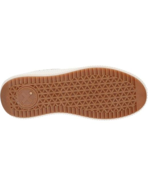 Deportivo textil con cordones Xti Beige