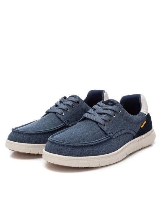 Deportivo textil con cordones Xti Navy