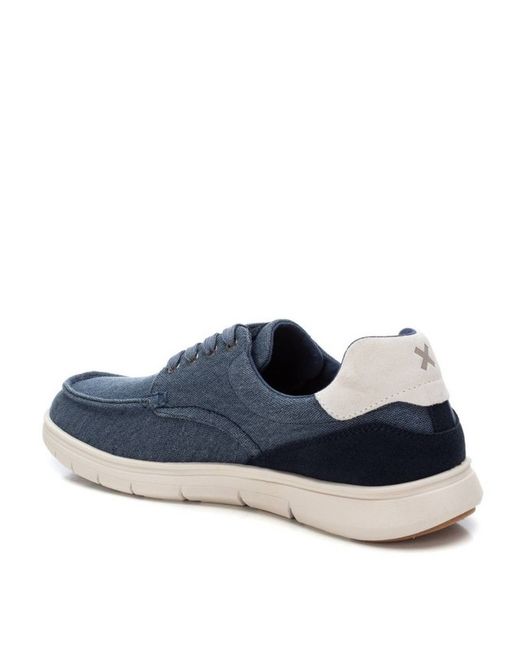 Deportivo textil con cordones Xti Navy