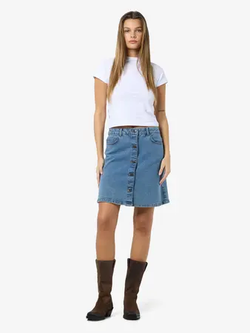 Falda 5 bolsillos con botones Noisy May Light Columbia