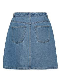 Falda 5 bolsillos con botones Vero Moda Light Blue Den