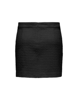 Falda corta con bolsillos con botones dorados Only Black