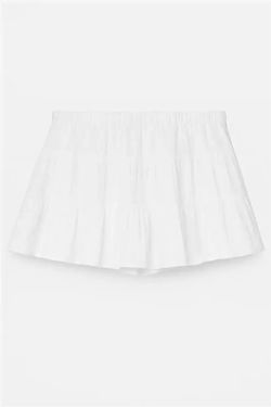 Falda corta con paneles Balmohk White