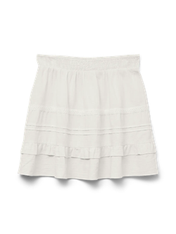 Falda corta con volantes Vero Moda Snow White