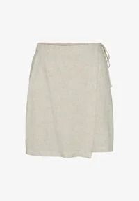 Falda corta cruzada Pieces Birch