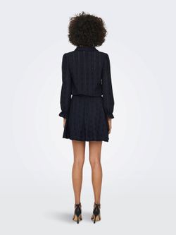 Falda corta skater con calados Jdy Night Sky