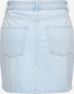Falda corta tejana 5 bolsillos Only Light Blue Bleached Denim