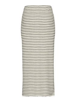 Falda larga de rayas Pieces Birch