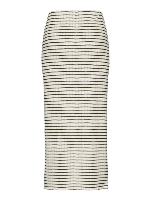 Falda larga de rayas Pieces Birch
