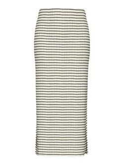 Falda larga de rayas Pieces Birch
