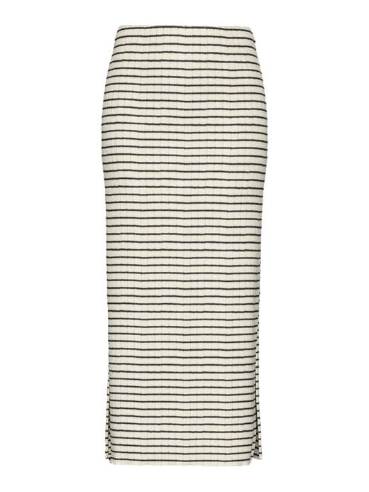 Falda larga de rayas Pieces Birch