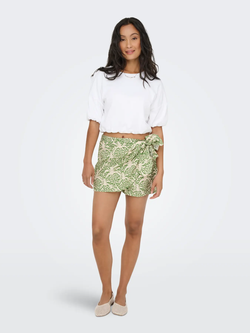 Falda-pantalón con estampado tropical Jdy Kale