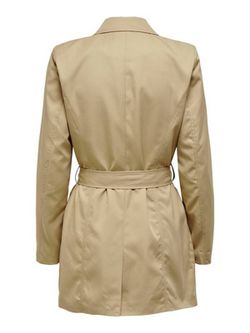 Gabardina básica con cinturón Only Ginger Rot