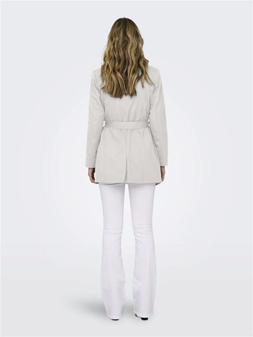 Gabardina básica con cinturón Only Moonbean