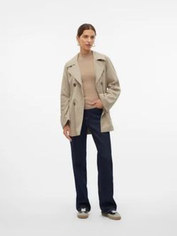 Gabardina con cinturón Vero Moda Laurel Wreath