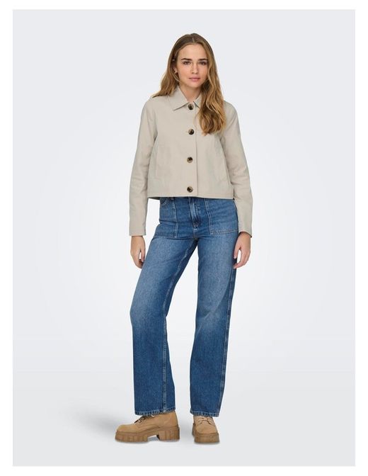 Gabardina corta Only Moonbean