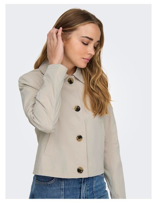 Gabardina corta Only Moonbean