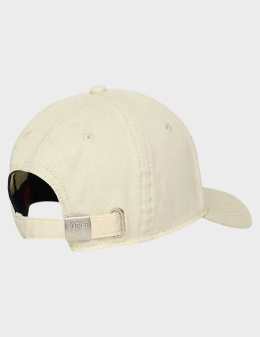 Gorra Clean Up bandera USA Superdry Ecru