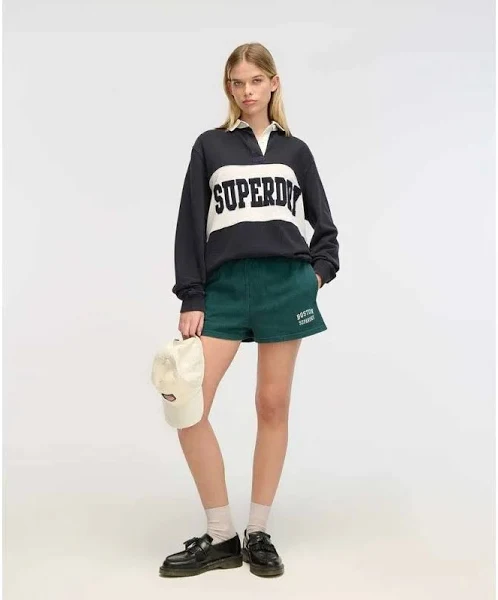 Gorra Clean Up bandera USA Superdry Ecru