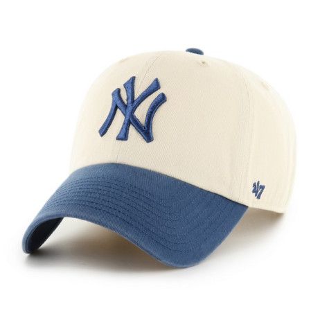 Gorra clean up combinada NY '47 Natural