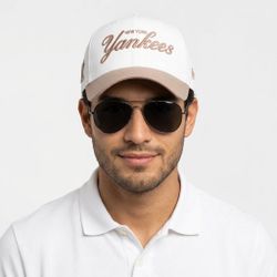 Gorra Clean Up combinada NY '47 Sand
