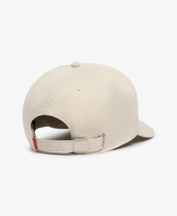 Gorra clean up con letras branding Superdry Stone Gray