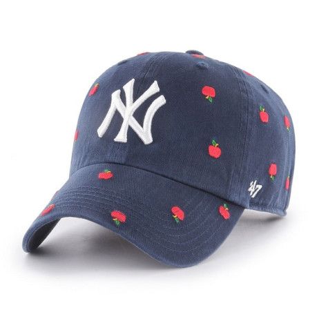 Gorra Clean Up NY con bordados manzana '47 Navy