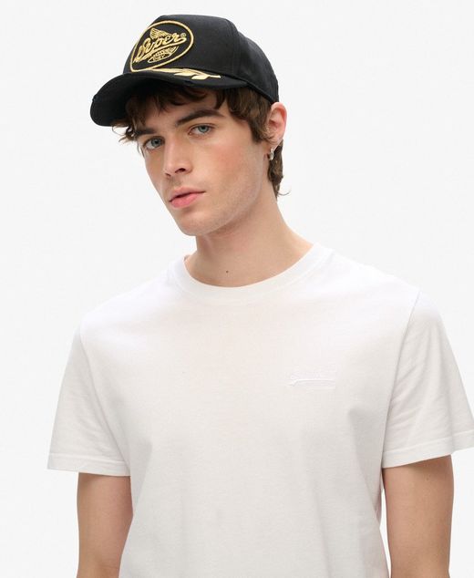 Gorra con letras branding Superdry Black
