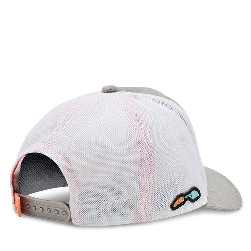 Gorra de microrejilla Bugs Bunny Capslab Light Grey Mela