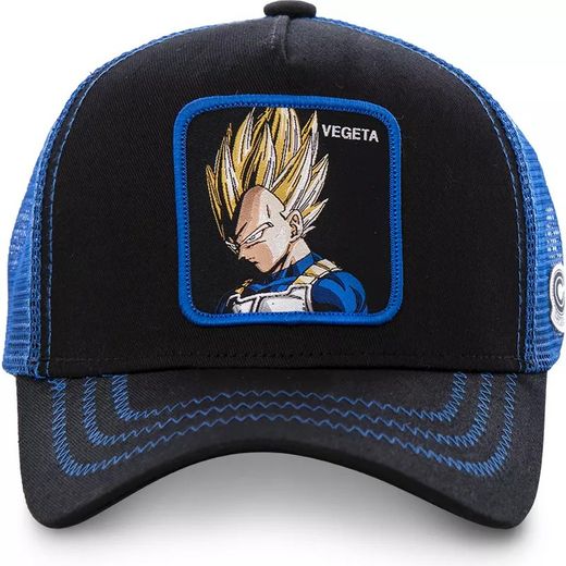 Gorra trucker bicolor Vegeta Capslab Black