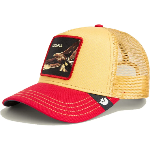Gorra trucker combinada águila Goorin Bros Gold