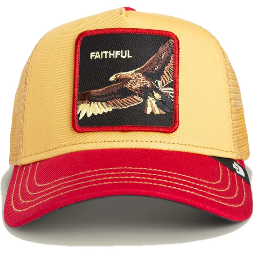 Gorra trucker combinada águila Goorin Bros Gold