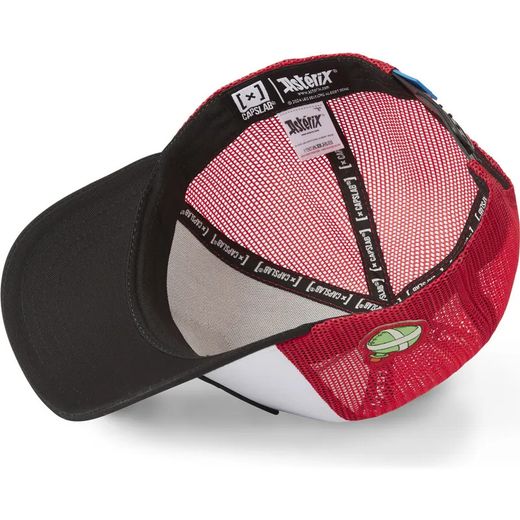 Gorra trucker combinada Asterix Capslab Red