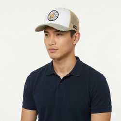 Gorra trucker combinada Asterix Capslab Sand
