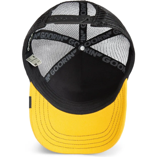 Gorra trucker combinada escorpión Goorin Bros Black & Yellow