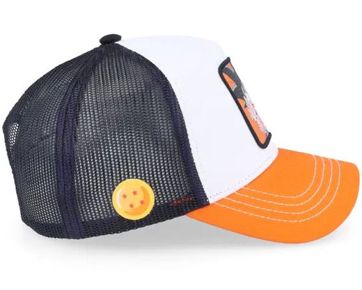 Gorra trucker combinada Goku Capslab Orange